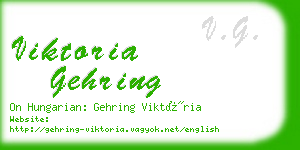 viktoria gehring business card